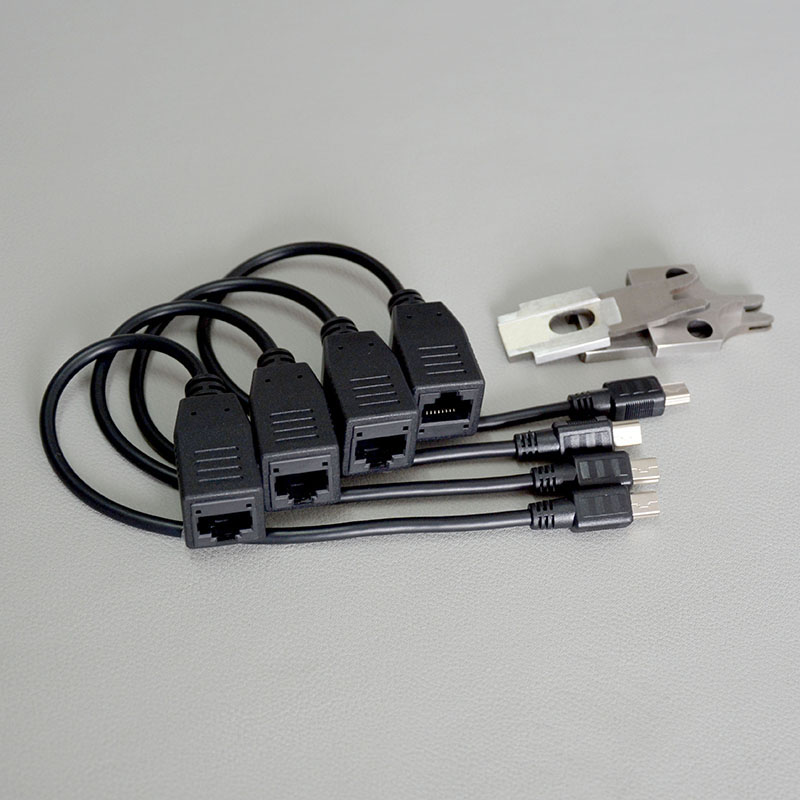 MINI USB 公頭轉RJ45母頭